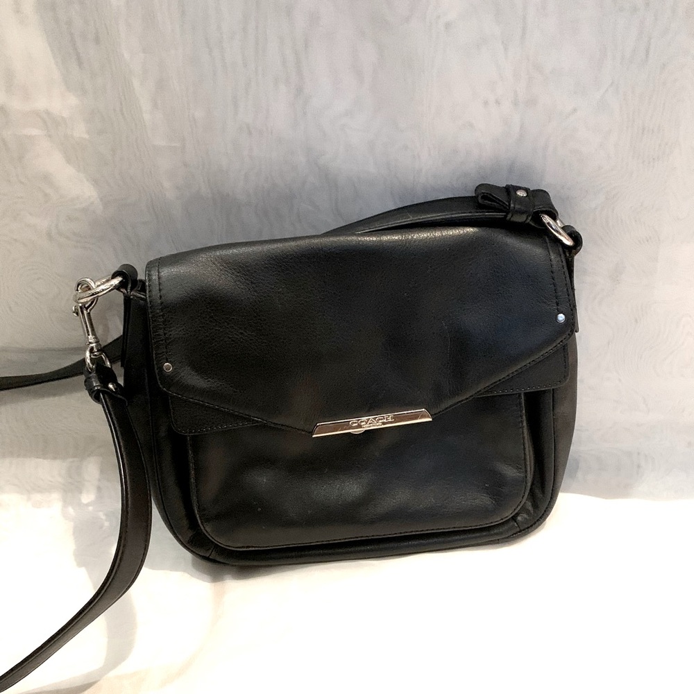 Black Coach crossbody bag
